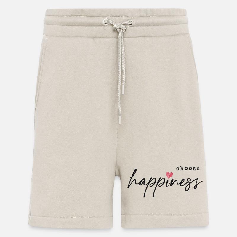 Choose Happiness - Shorts - made by SPREAD - WARM CLAY