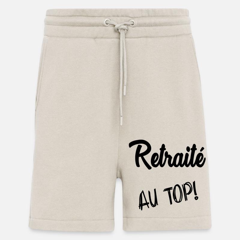 RETRAITE. RETRAITE. RETRAITEE - Short bio décontracté fabriqué en UE - WARM CLAY