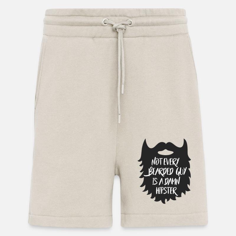 Kein Hipster Bart - Anti Hipster - Shorts - made by SPREAD - WARM CLAY
