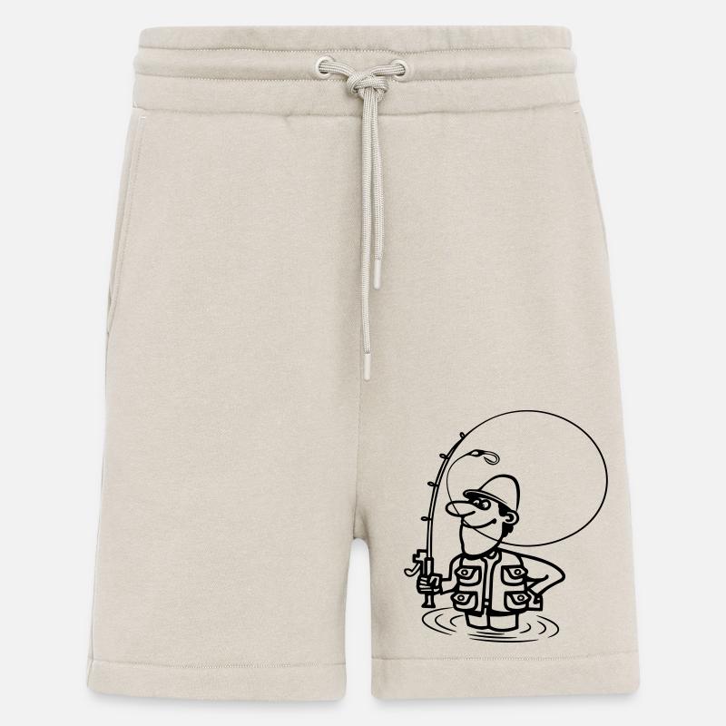 angeln spass - Shorts - made by SPREAD - WARM CLAY