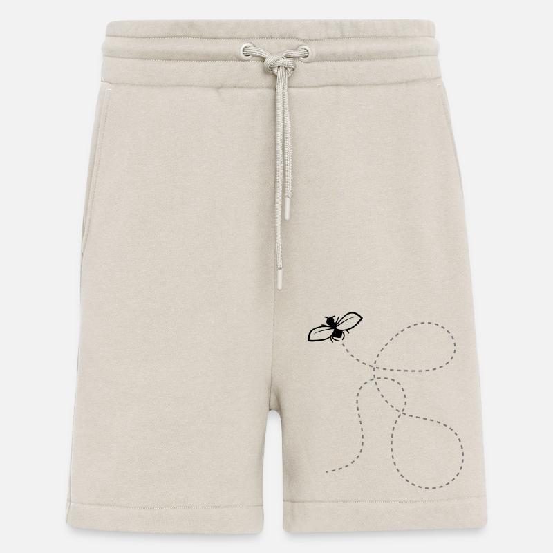 Fly Dashed Line - Short bio décontracté fabriqué en UE - WARM CLAY