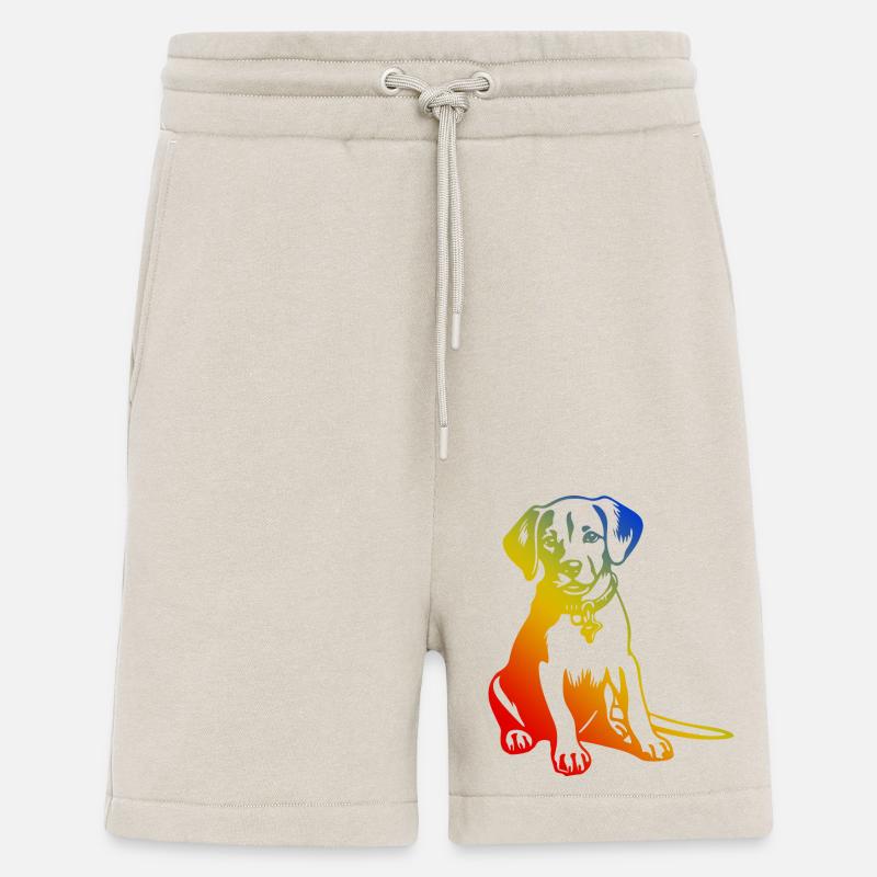 Beagle Hund Bunt - Shorts - made by SPREAD - WARM CLAY