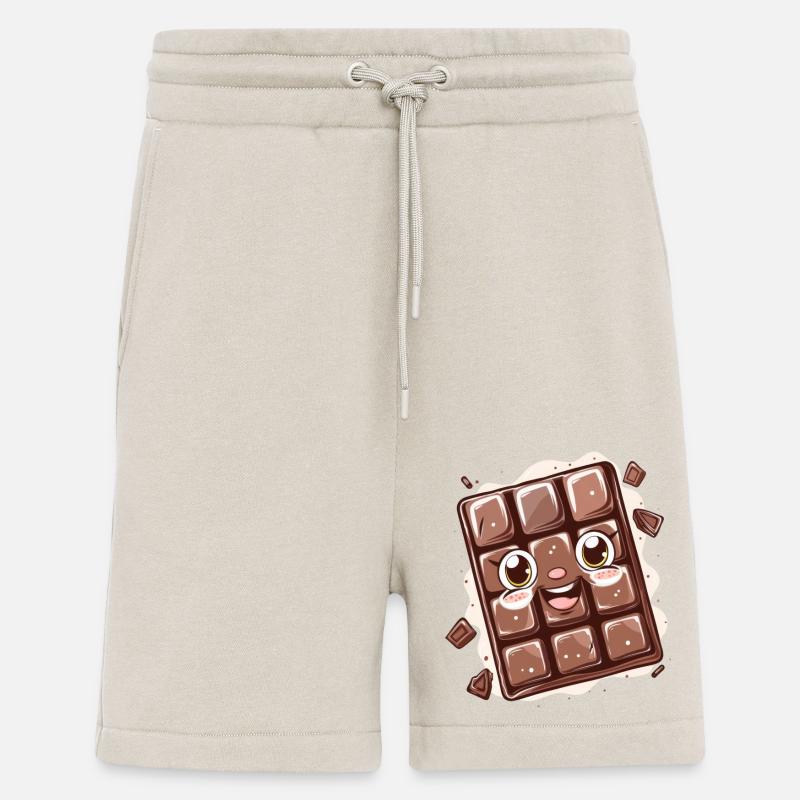 Schokoladen Comic Design - Shorts - made by SPREAD - WARM CLAY