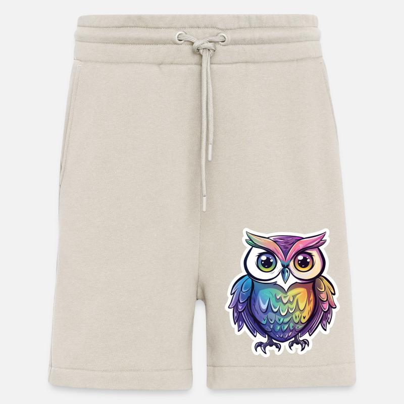 Niedliche Eule Kawaii Maskottchen - Shorts - made by SPREAD - WARM CLAY
