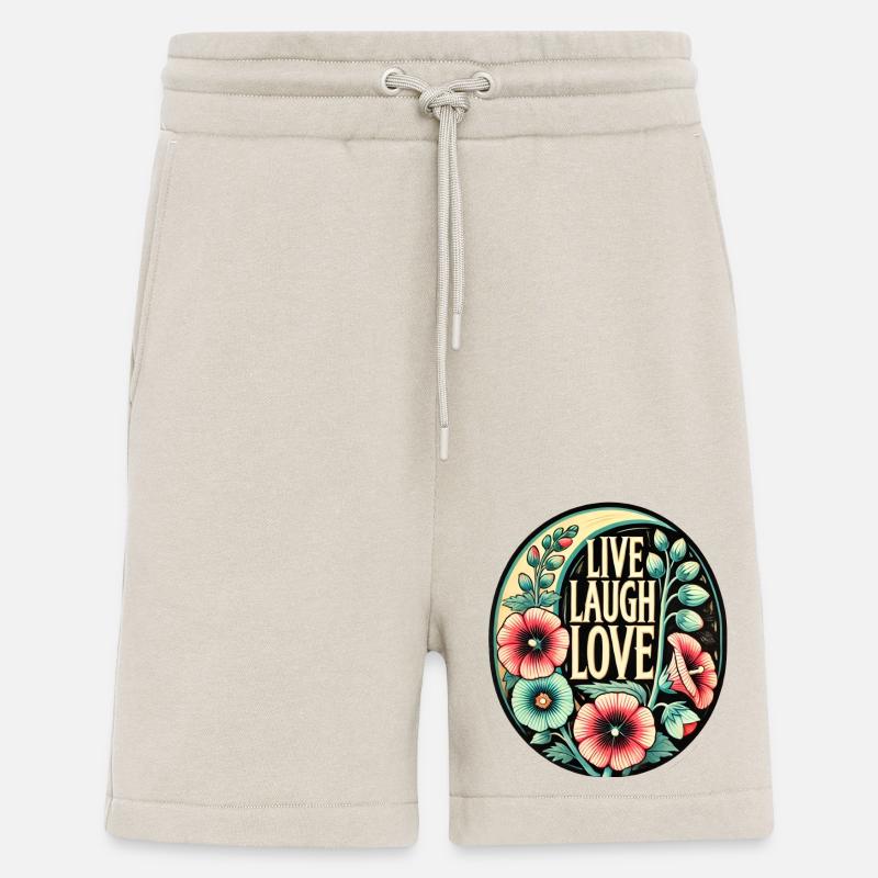 Lebe Lachen, Liebe - Shorts - made by SPREAD - WARM CLAY