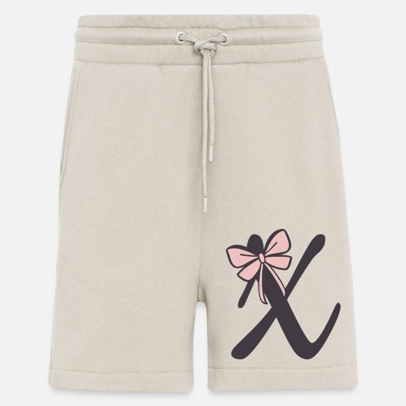 Anfangsbuchstabe X Schleifchen - Shorts - made by SPREAD - WARM CLAY