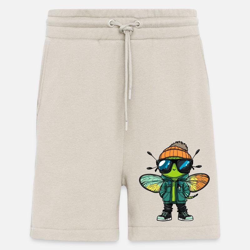 Dragonfly Cool Comic - Shorts - made by SPREAD - WARM CLAY