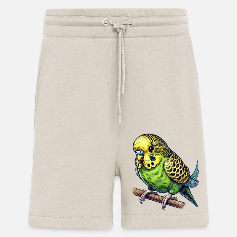 Perruche ondulée - Short bio décontracté fabriqué en UE - WARM CLAY