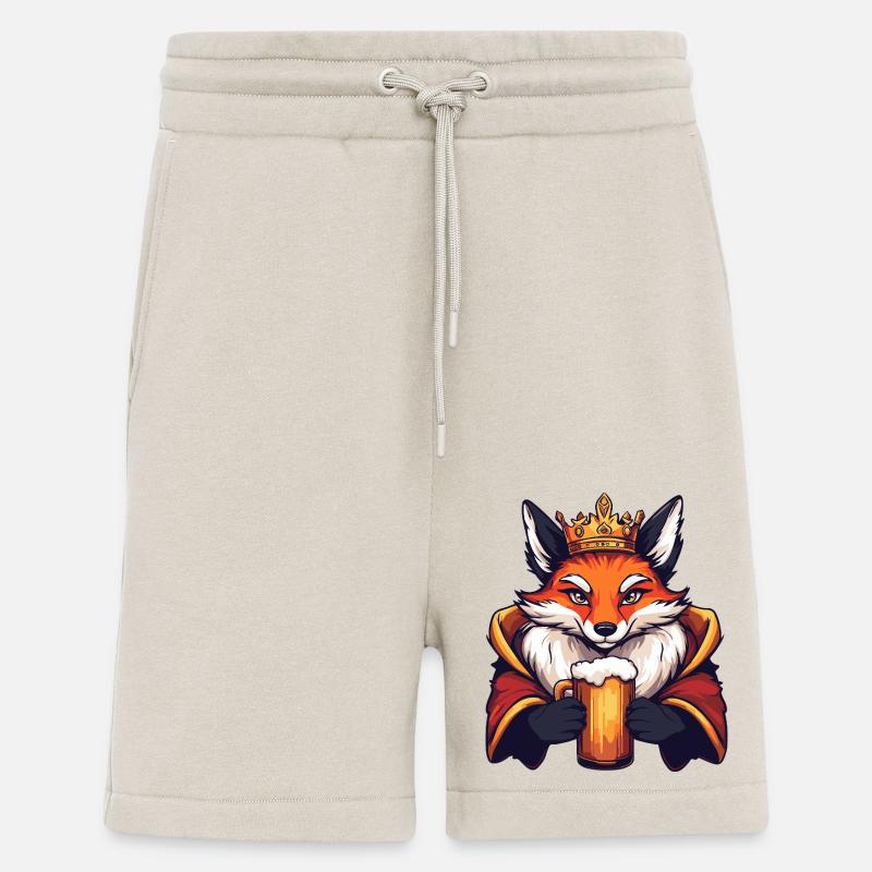 Fox Bière Drôle - Short bio décontracté fabriqué en UE - WARM CLAY
