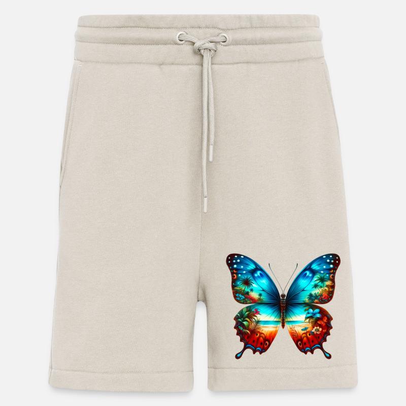 Papillon - Short bio décontracté fabriqué en UE - WARM CLAY