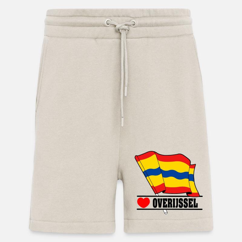 Flagge Overijssel Herz Overijssel - Shorts - made by SPREAD - WARM CLAY
