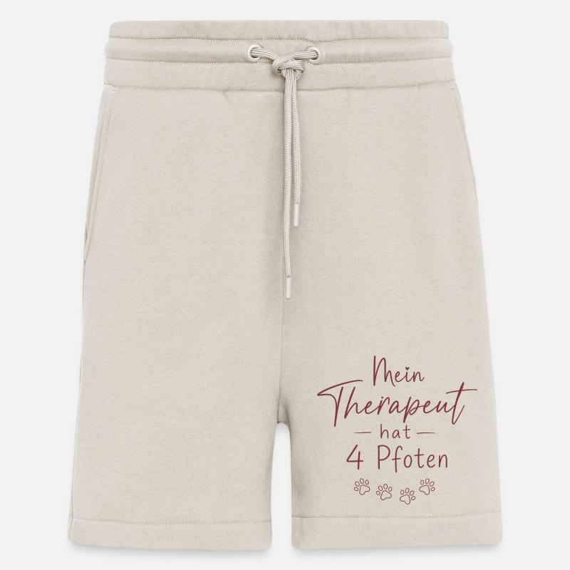 Mein Therapeut hat Vier Pfoten - Shorts - made by SPREAD - WARM CLAY