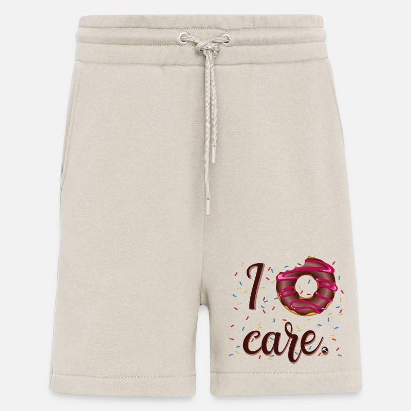 Glasierte Donut Abbildung mit Inschrift - Shorts - made by SPREAD - WARM CLAY
