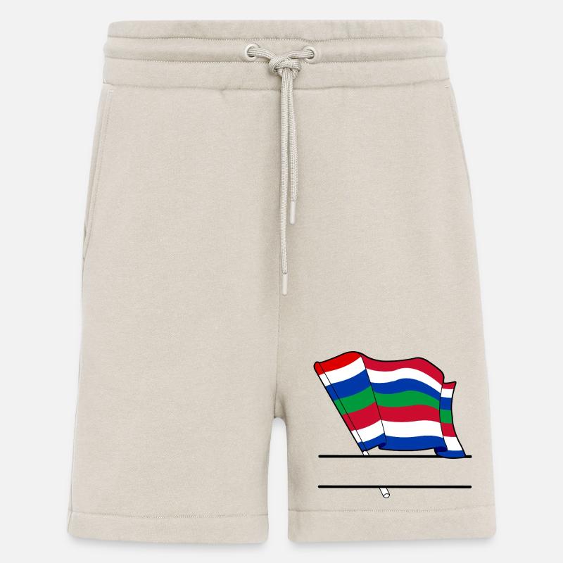 Schier Drapeau – Conception d’île sur mesure - Short bio décontracté fabriqué en UE - WARM CLAY