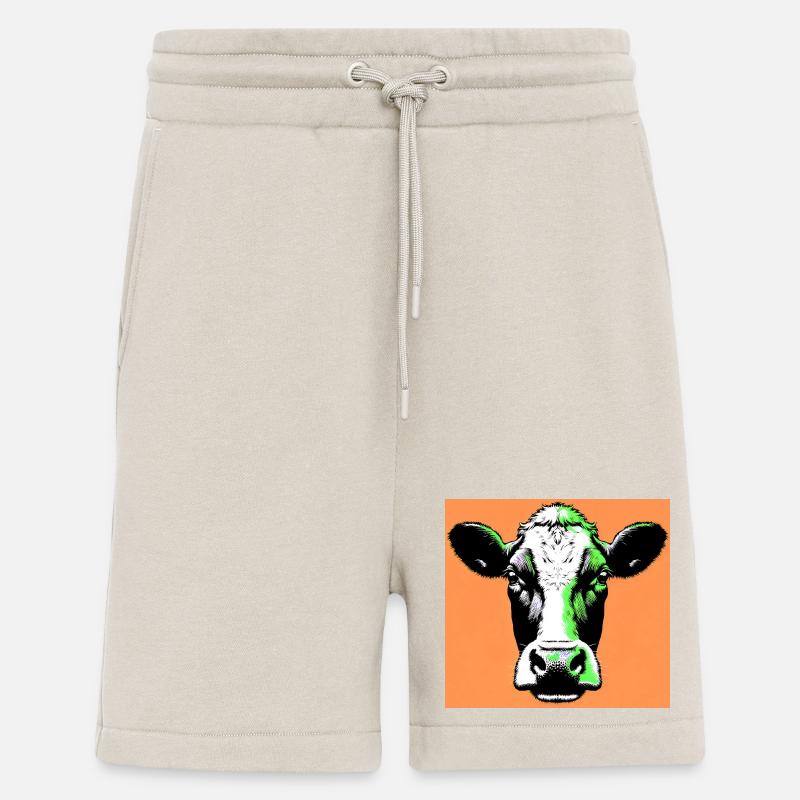 vache - Short bio décontracté fabriqué en UE - WARM CLAY