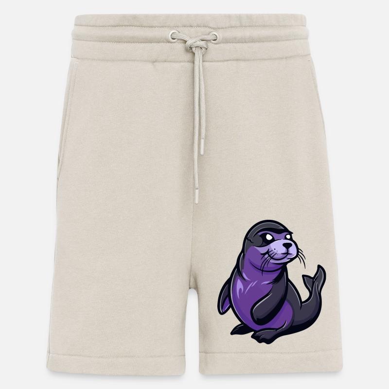 Robbe Tier Comic - Shorts - made by SPREAD - WARM CLAY