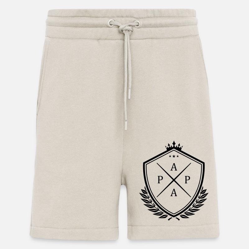Écusson de papa papa - Short bio décontracté fabriqué en UE - WARM CLAY