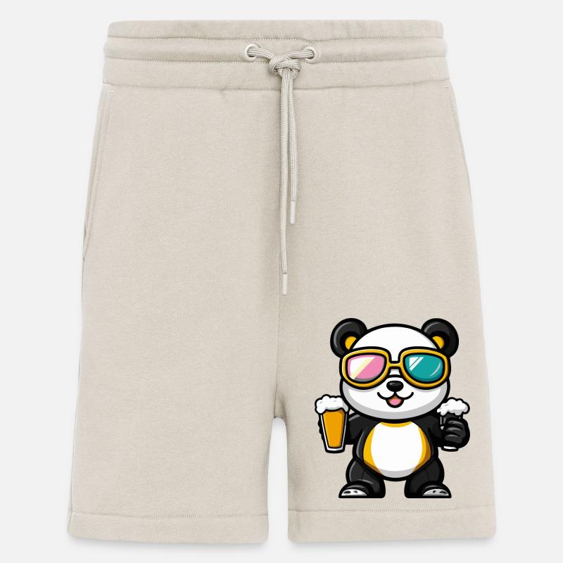 Bière Panda Ski - Short bio décontracté fabriqué en UE - WARM CLAY