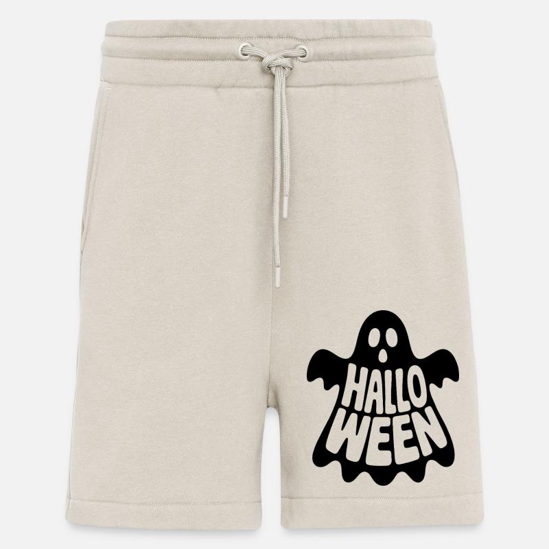 Ghost - Cooles Halloween Logo - Shorts - made by SPREAD - WARM CLAY