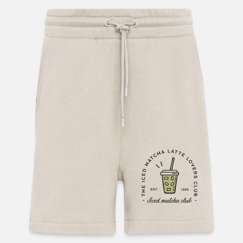 Iced matcha latte lovers - Shorts - made by SPREAD - WARM CLAY