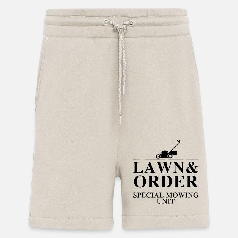 Pelouse et commande Graphique - Short bio décontracté fabriqué en UE - WARM CLAY