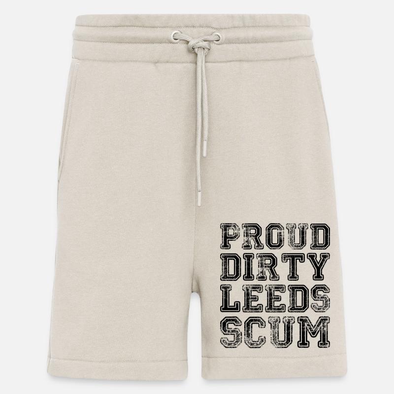 Stolzes schmutziges Leeds-Abschaum-Zitat - Shorts - made by SPREAD - WARM CLAY