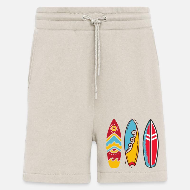 Drei Pop-Art-Surfbretter - Shorts - made by SPREAD - WARM CLAY