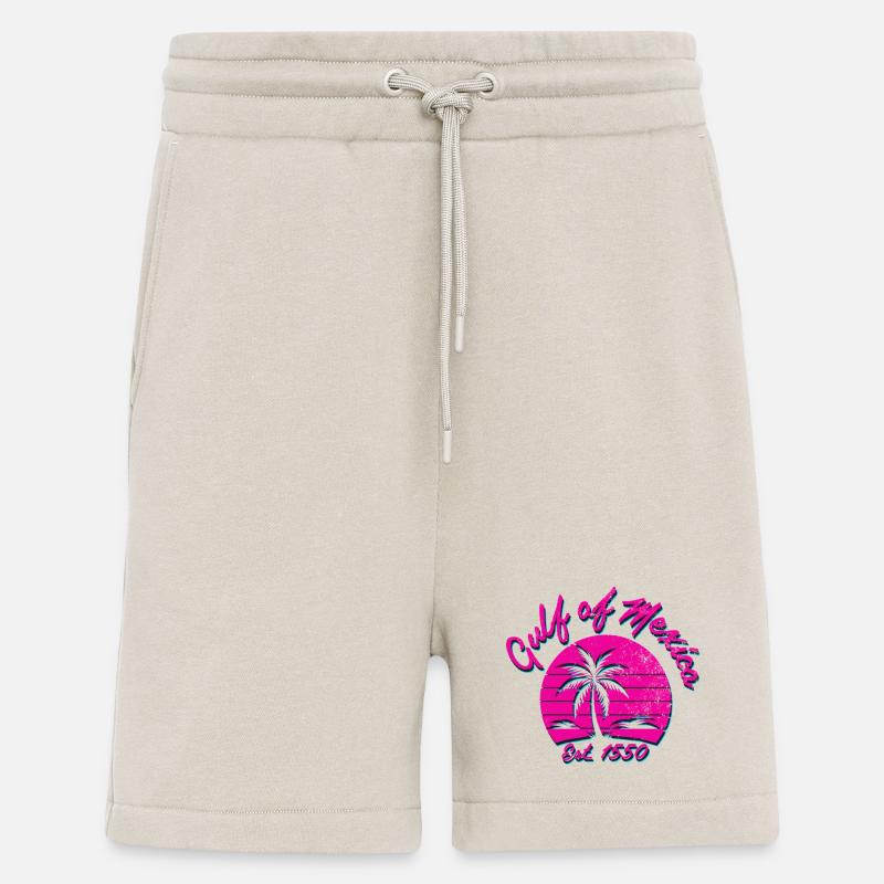 Tropical spring feeling with palm trees - Shorts - made by SPREAD - WARM CLAY