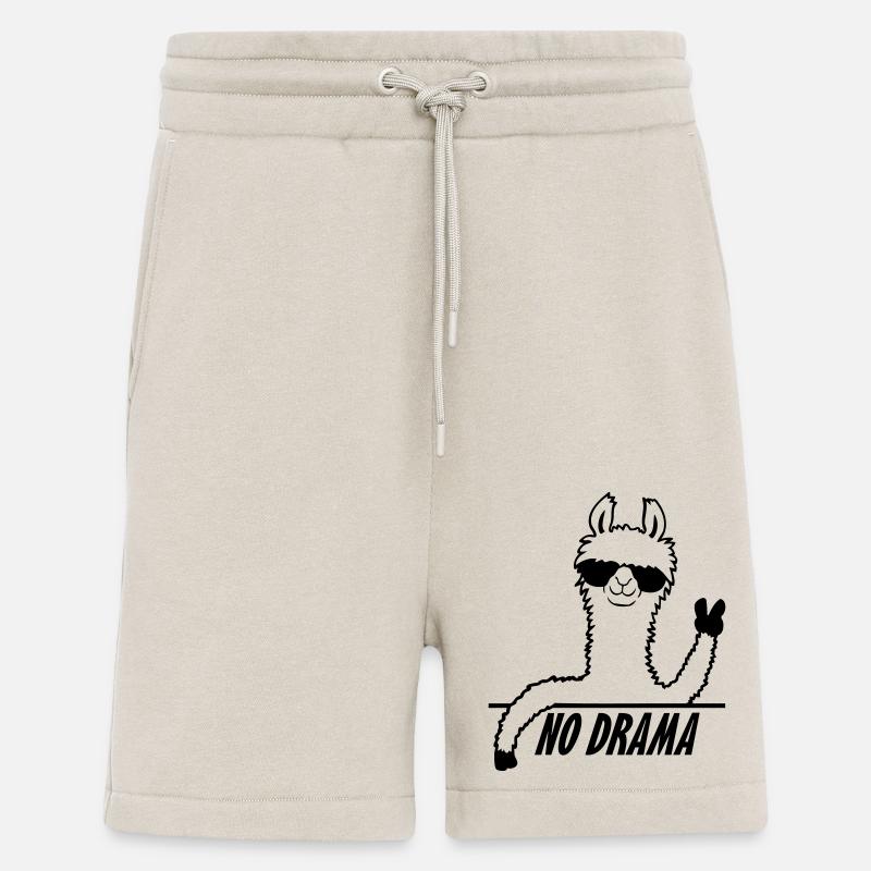 Lama Pas de drame - Short bio décontracté fabriqué en UE - WARM CLAY