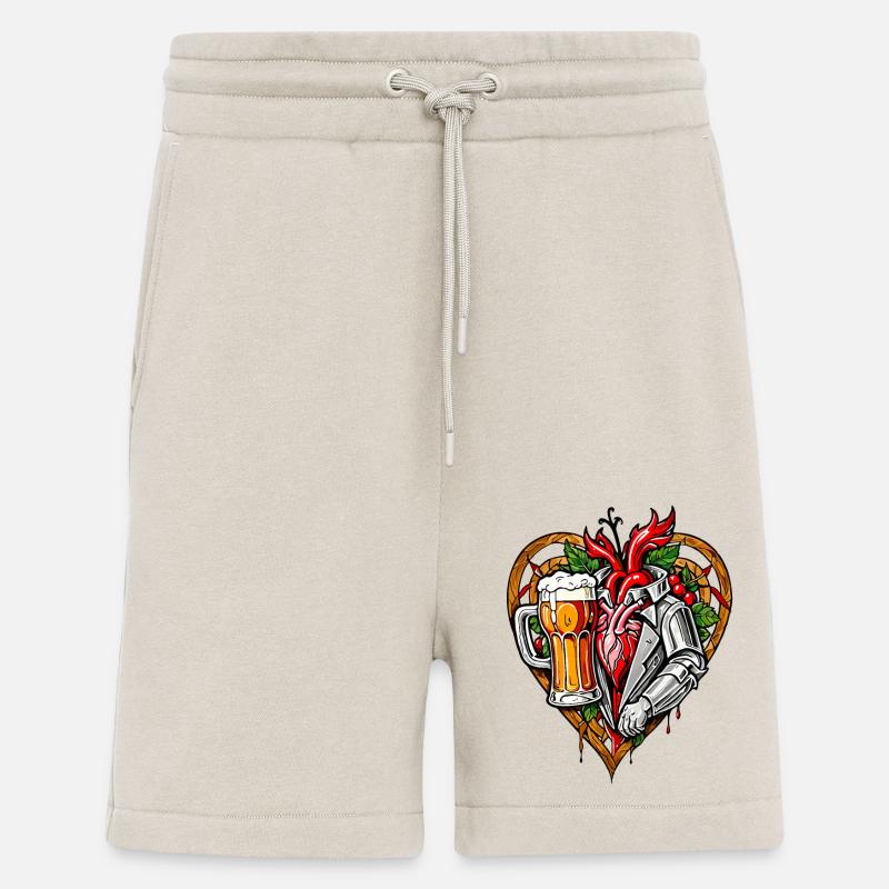 Ich liebe Bier - Shorts - made by SPREAD - WARM CLAY