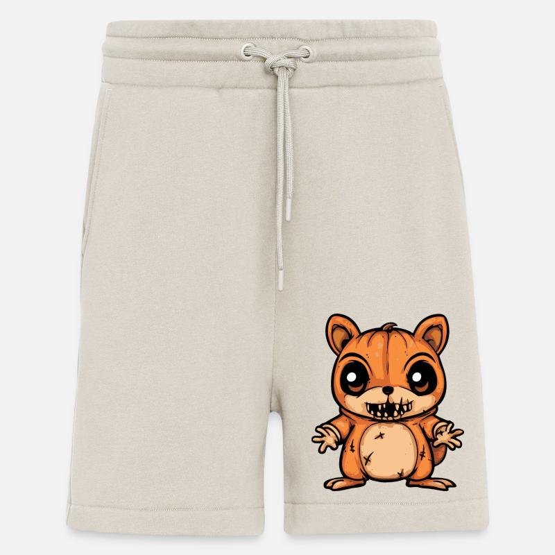 Squirrel Halloween Comic Funny - Shorts - made by SPREAD - WARM CLAY
