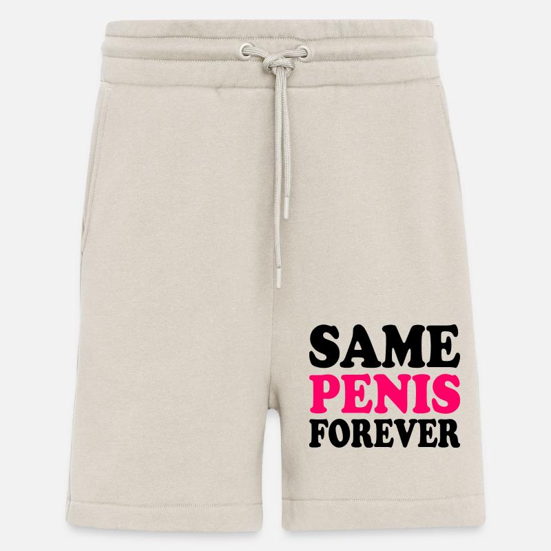 Same penis forever - Short bio décontracté fabriqué en UE - WARM CLAY