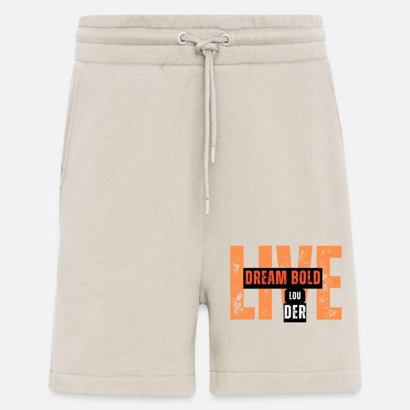 Dream Bold, Live Louder Tee - Shorts - made by SPREAD - WARM CLAY