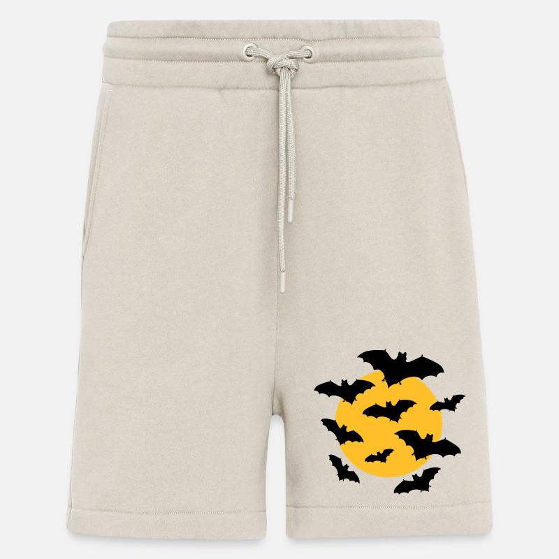 Bats & Moon - Short bio décontracté fabriqué en UE - WARM CLAY