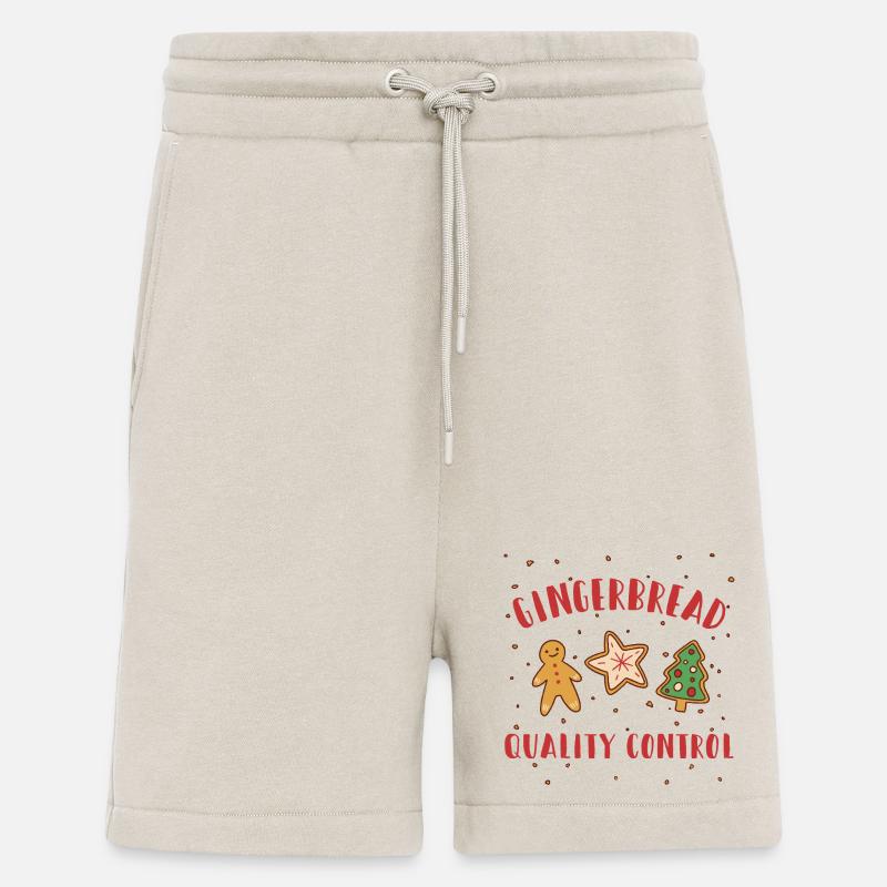 Gingerbread Quality Control - Lustige Weihnachten - Shorts - made by SPREAD - WARM CLAY