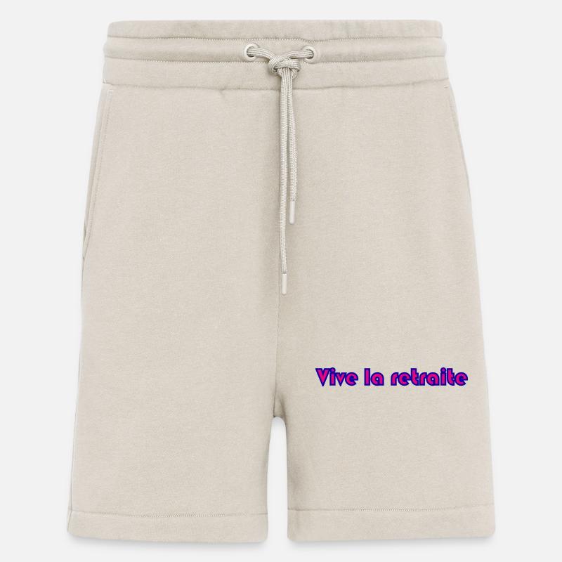 RETRAITE. RETRAITE. RETRAITEE. RETRAITE. - Short bio décontracté fabriqué en UE - WARM CLAY