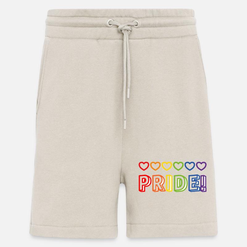 Pride Regenbogenherzen - Shorts - made by SPREAD - WARM CLAY