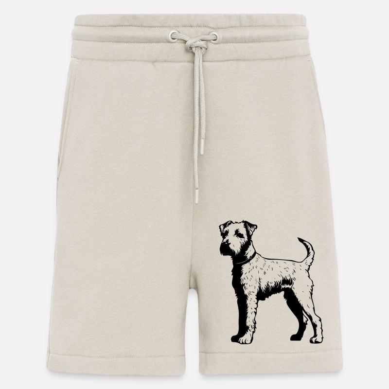Chien Airedale Terrier - Short bio décontracté fabriqué en UE - WARM CLAY