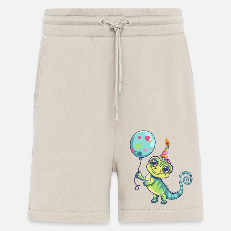 Chameleon Birthday Comic - Shorts - made by SPREAD - WARM CLAY