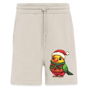 Papagai Weihnachten Comic - Shorts - made by SPREAD - WARM CLAY - Vorne