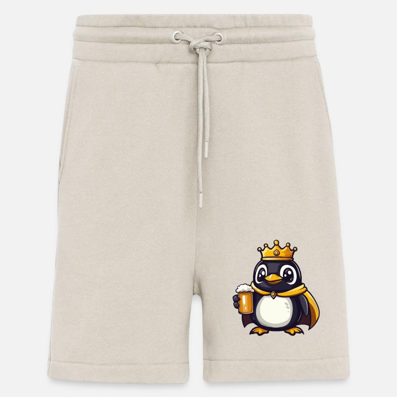 Pinguin Bier Lustig - Shorts - made by SPREAD - WARM CLAY