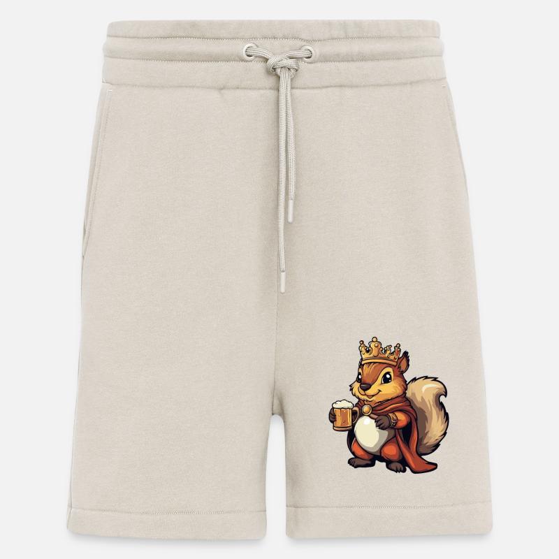 Eichhörnchen Bier Lustig - Shorts - made by SPREAD - WARM CLAY