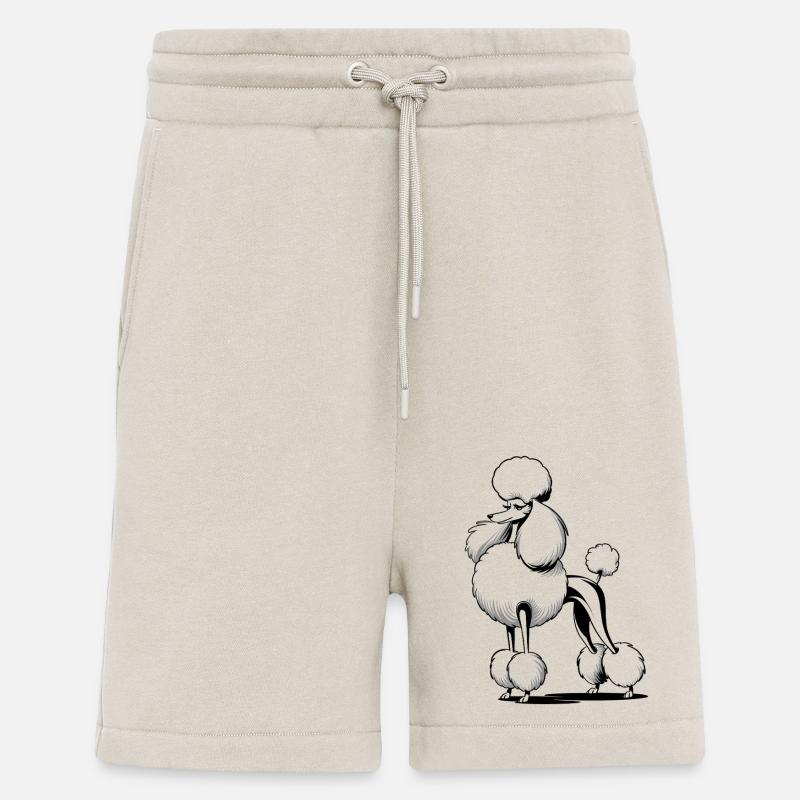 Eleganter Pudel Im Stilvollen Look - Shorts - made by SPREAD - WARM CLAY