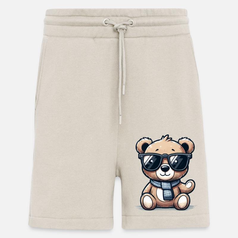 teddybär sonnenbrille - Shorts - made by SPREAD - WARM CLAY