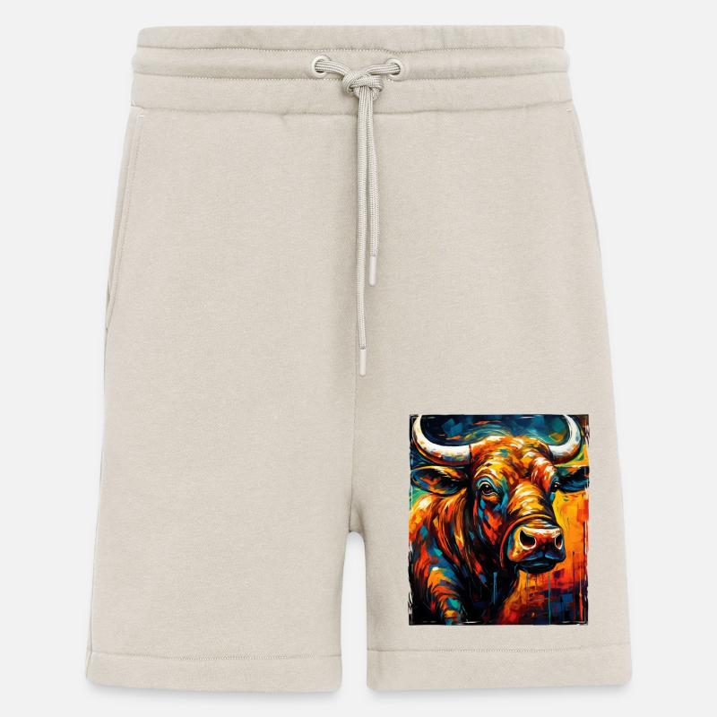 Bulle Porträt Taurus - Shorts - made by SPREAD - WARM CLAY