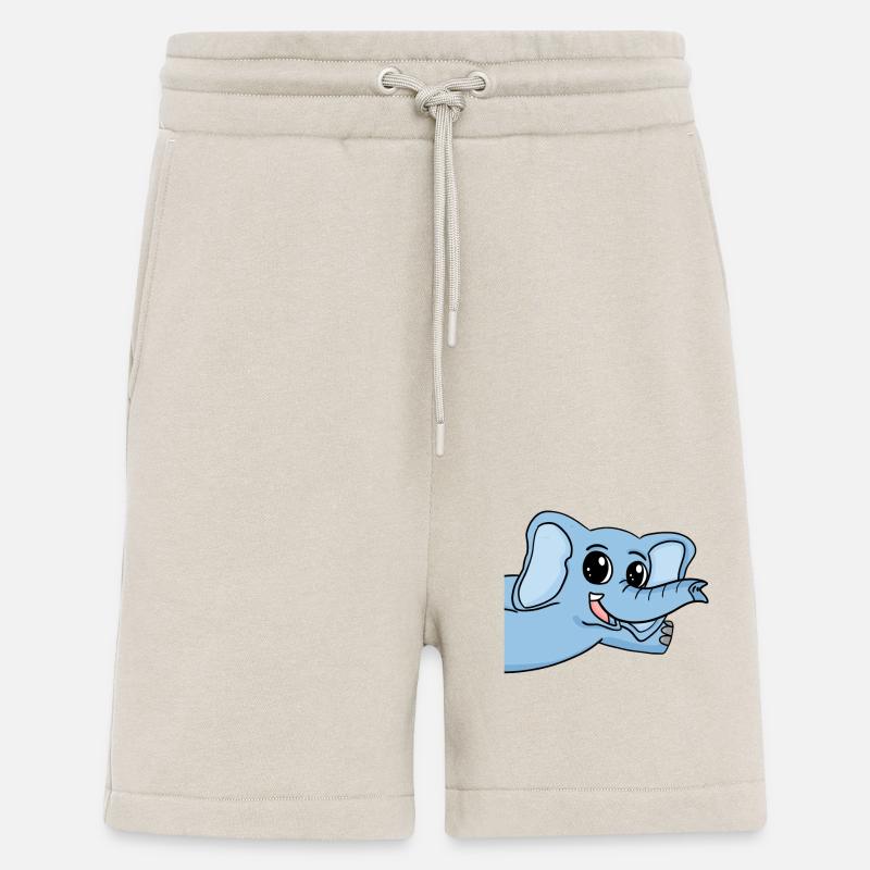 Elephant Greeting Greeting - Shorts - made by SPREAD - WARM CLAY