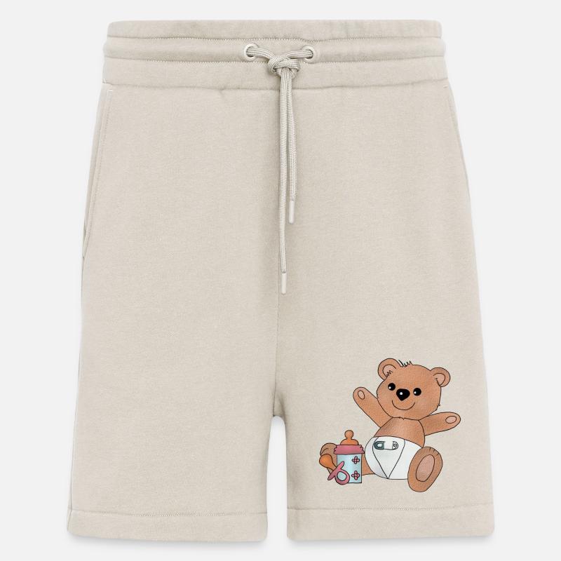 Teddy mit Flasche - Shorts - made by SPREAD - WARM CLAY