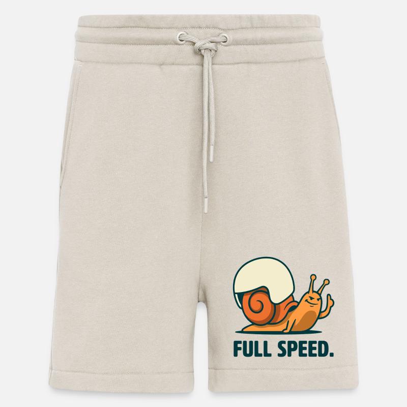 Schnecke mit voller Geschwindigkeit - Shorts - made by SPREAD - WARM CLAY