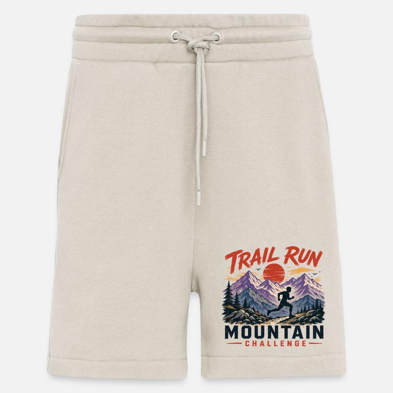 Trail Run - Mountain Challenge - Shorts - made by SPREAD - WARM CLAY