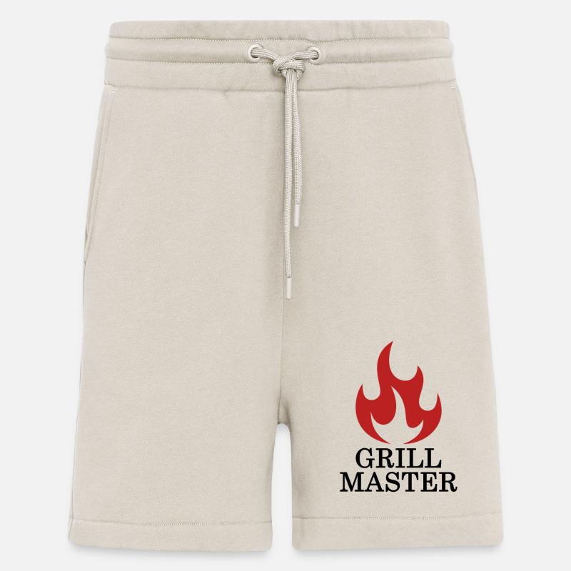 Grill Master - Grill Chef - Short bio décontracté fabriqué en UE - WARM CLAY